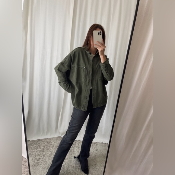 MASON JACKET — In Olive - Picture 2 of 9